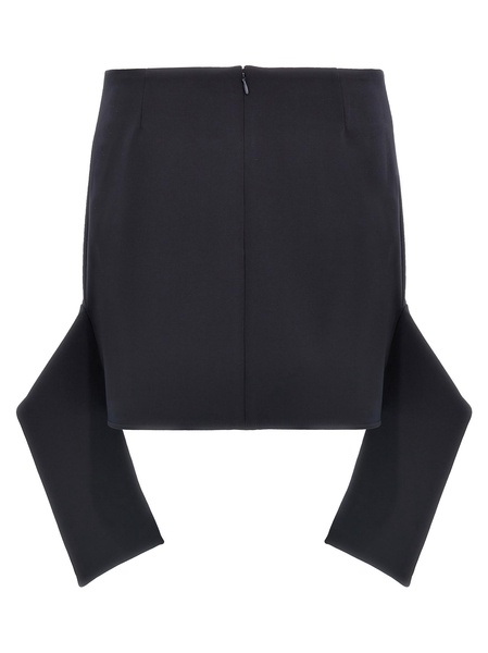 'reversed Belt Mini' Skirt