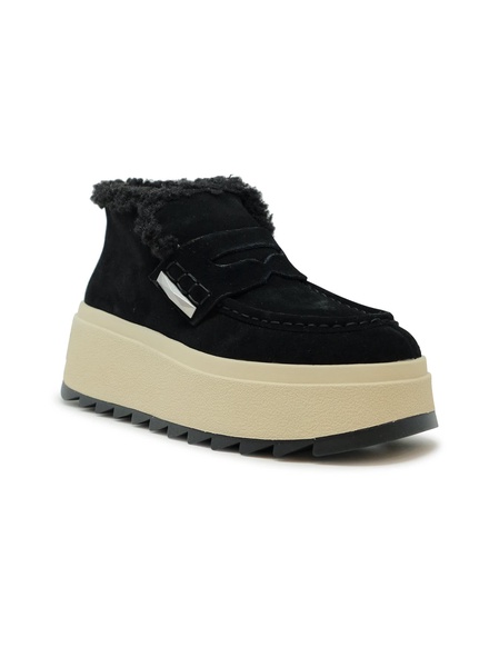 Ash Suede Fur Boots