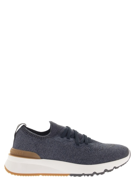 Brunello Cucinelli Men Knit Sneakers