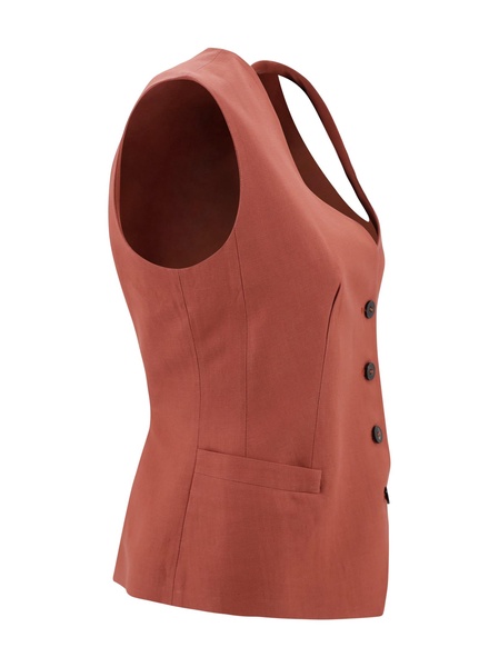 Linen-blend Waistcoat