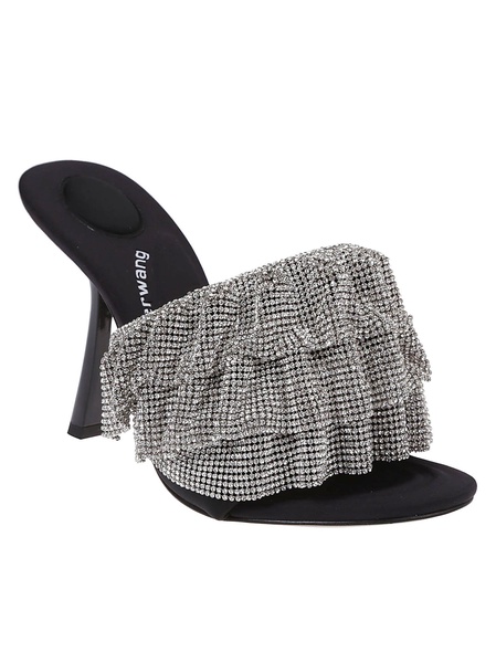 Nala 105 Crystal Ruffle Sandals