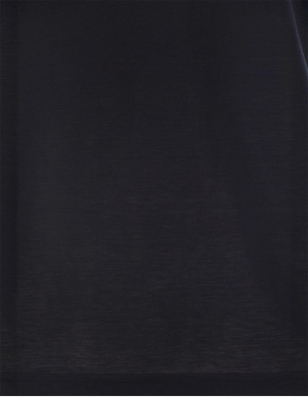 Midnight Blue Silk Blend T-shirt