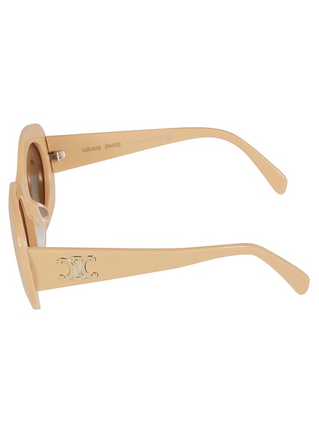 Oval Thick Sunglasses