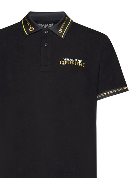 Chain-link Polo Shirt