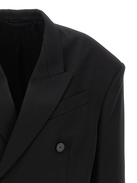 Double-breast Folded Blazer