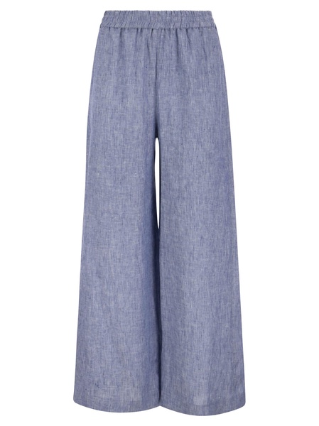 High-waisted Palazzo Trousers