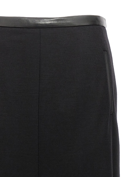 Midi Skirt In Wool