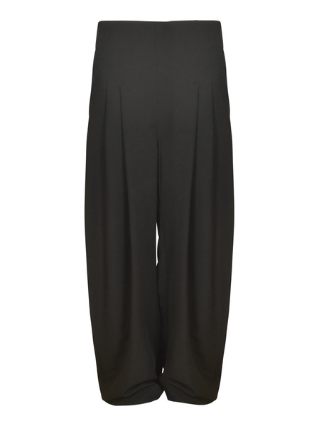Wide Leg Plain Trousers
