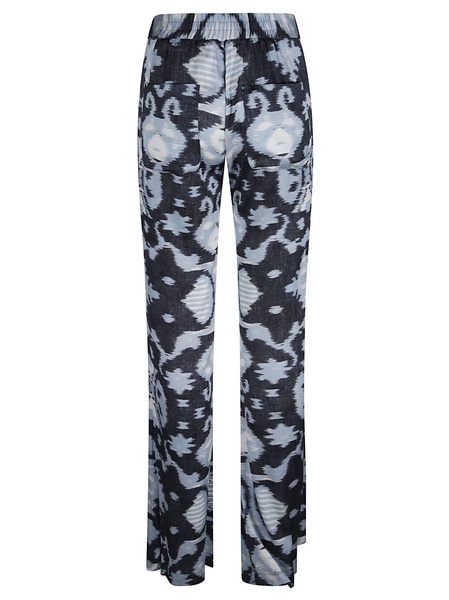 Printed Fitted Trousers