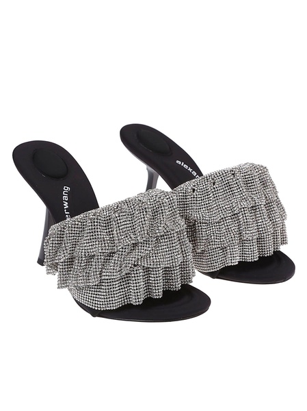 Nala 105 Crystal Ruffle Sandals