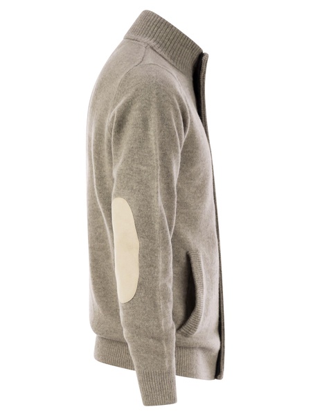 Cardigan With Zip And Buttons