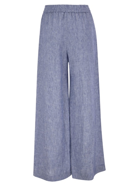 High-waisted Palazzo Trousers