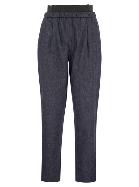 Linen And Cotton Trousers