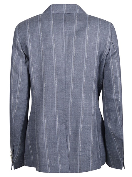 Double-breasted Striped Blazer