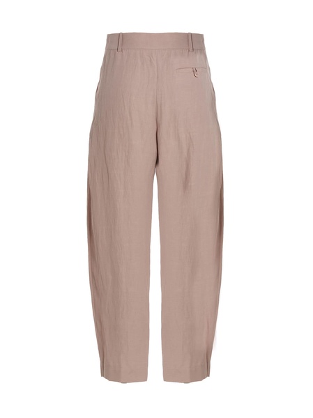 Pants With Front Pleats