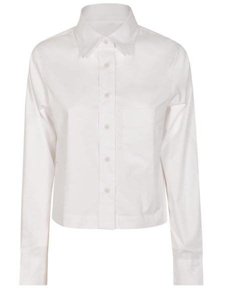 Plain Cropped Shirt
