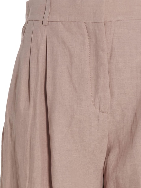 Pants With Front Pleats