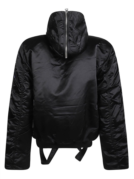 Zip Hood Detail Hoodie