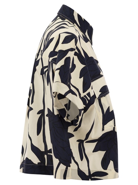 Ramage Print Cotton Poplin Shirt