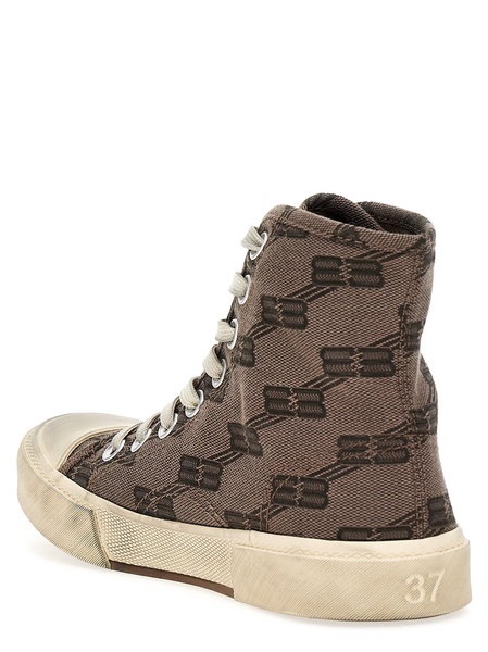 Paris High-top Laced Sneakers