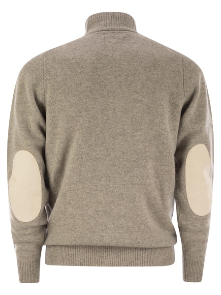 Cardigan With Zip And Buttons