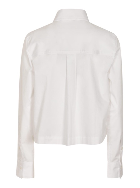 Plain Cropped Shirt