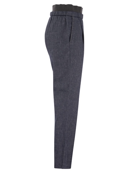 Linen And Cotton Trousers