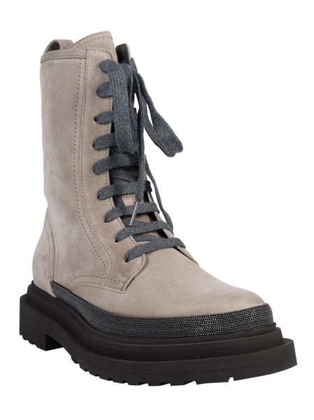 Hi-top Lace-up Boots