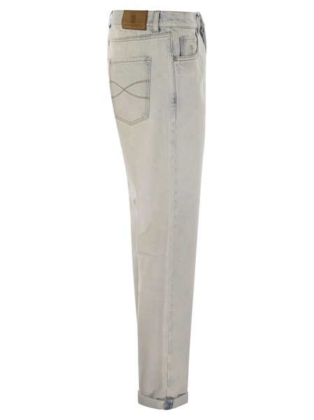 Five-pocket Iconic Fit Denim Trousers