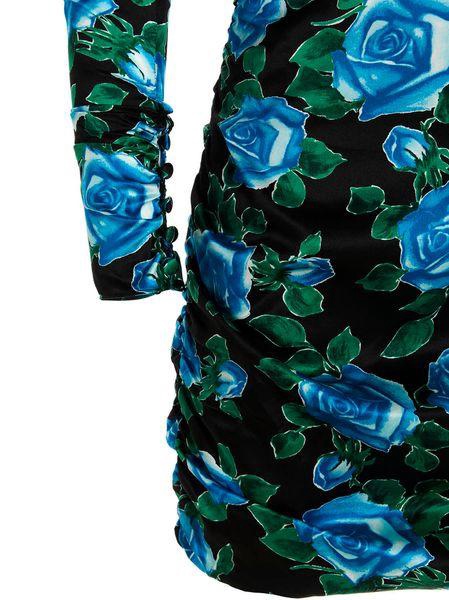 Silk floral dress