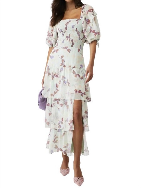 florentina maxi dress in monte carlo print