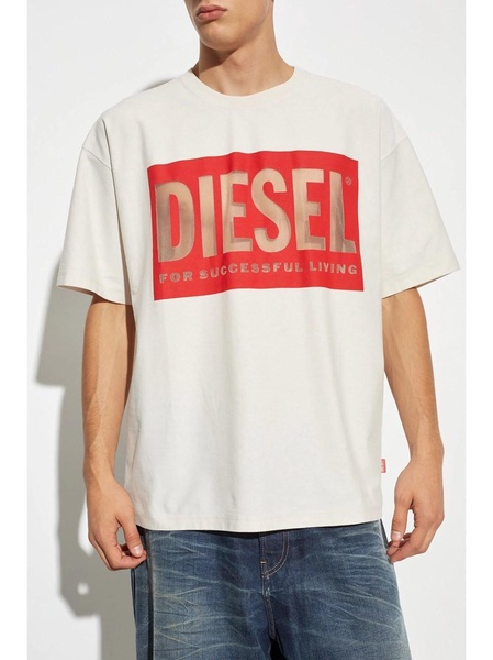Diesel T-Boxt-S4 Jersey Vanise' Logo T-Shirt