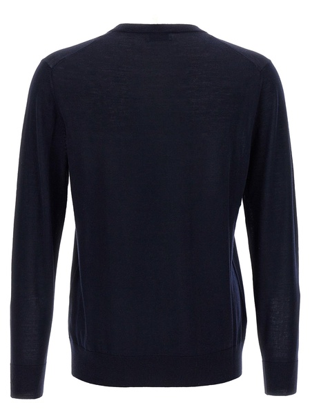 V Neck Sweaters And Cardigans Blue