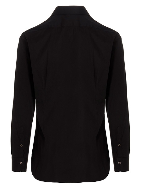 Poplin Shirt Shirt, Blouse Black