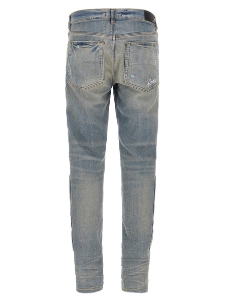 3d Bones Jeans Light Blue