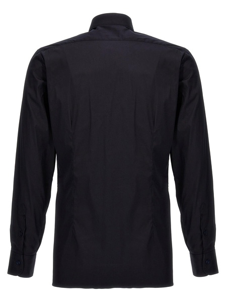 Poplin Shirt Shirt And Blouse Blue