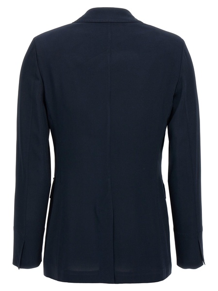 Double-Breasted Blazer Blazer And Suits Blue
