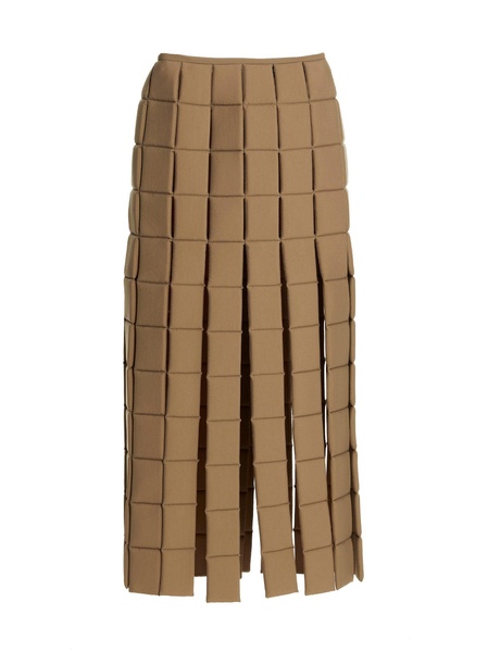 Cut-out padded skirt