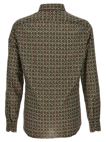 Patterned Print Shirt Shirt, Blouse Multicolor