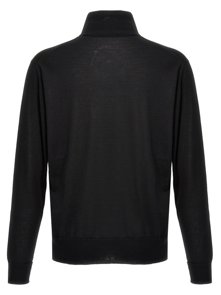 Merino Turtleneck Sweater Sweater, Cardigans Black
