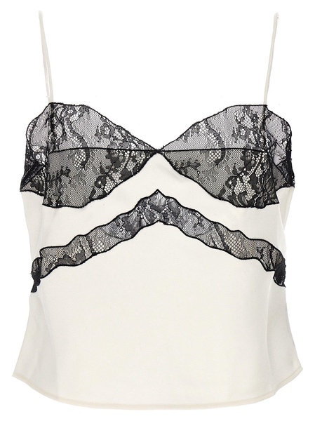 Narcisa Tops White/Black