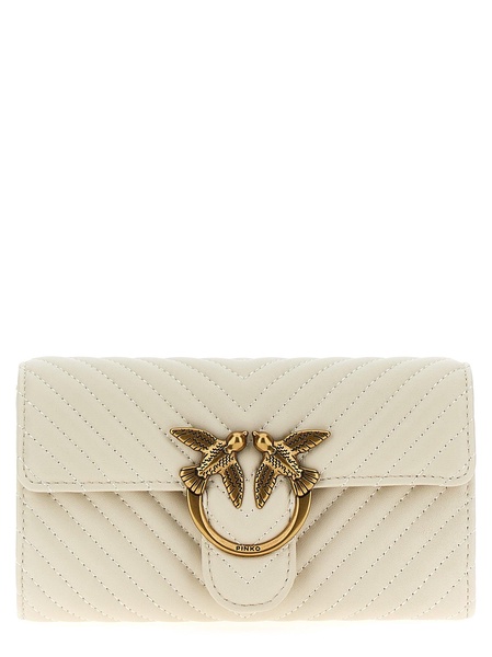 Love Bag One Wallet Chevron Wallets, Card Holders White