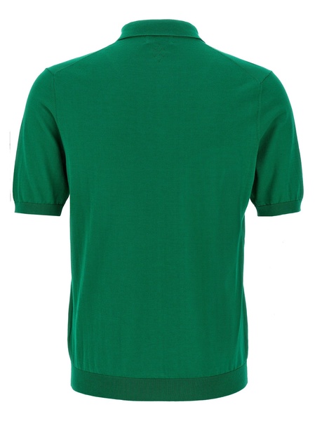 Ultralight Cotton  Shirt Polo Green
