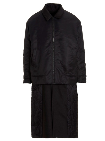 Valentino Pink Pp Collection Reversible Long Coat Coats, Trench Coats Black