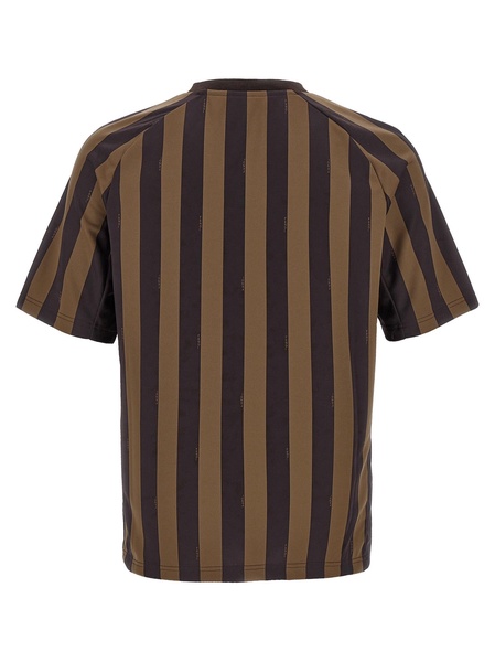 Fendi Crest T-Shirt Brown