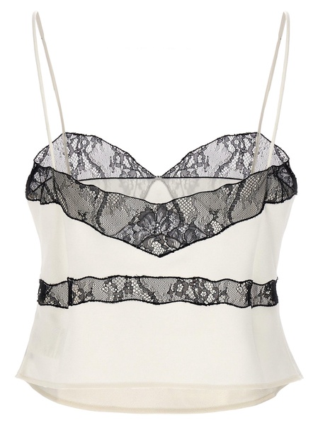 Narcisa Tops White/Black