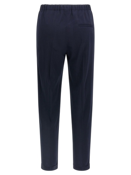 Pleat Pants Blue
