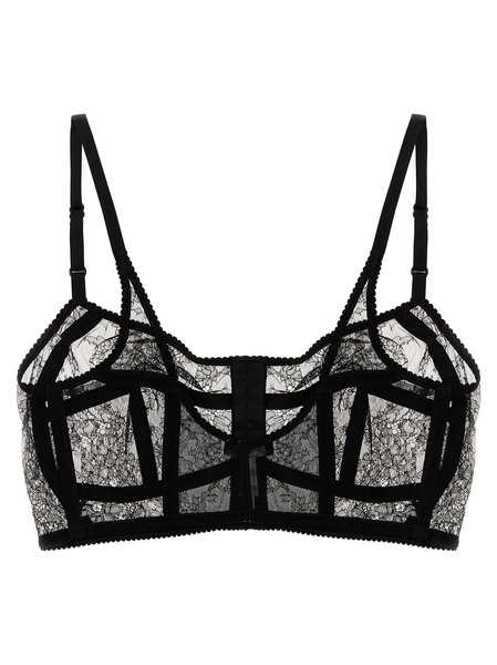 Lace Bra Underwear, Body Black