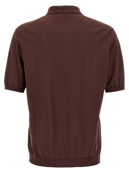 Ultralight Cotton  Shirt Polo Brown