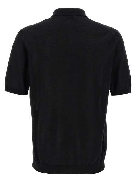Ultralight Cotton  Shirt Polo Black